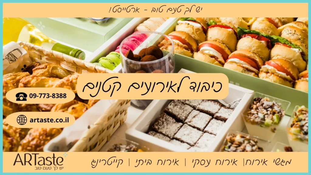כיבוד לאירועים קטנים - ארטייסט מגשי אירוח