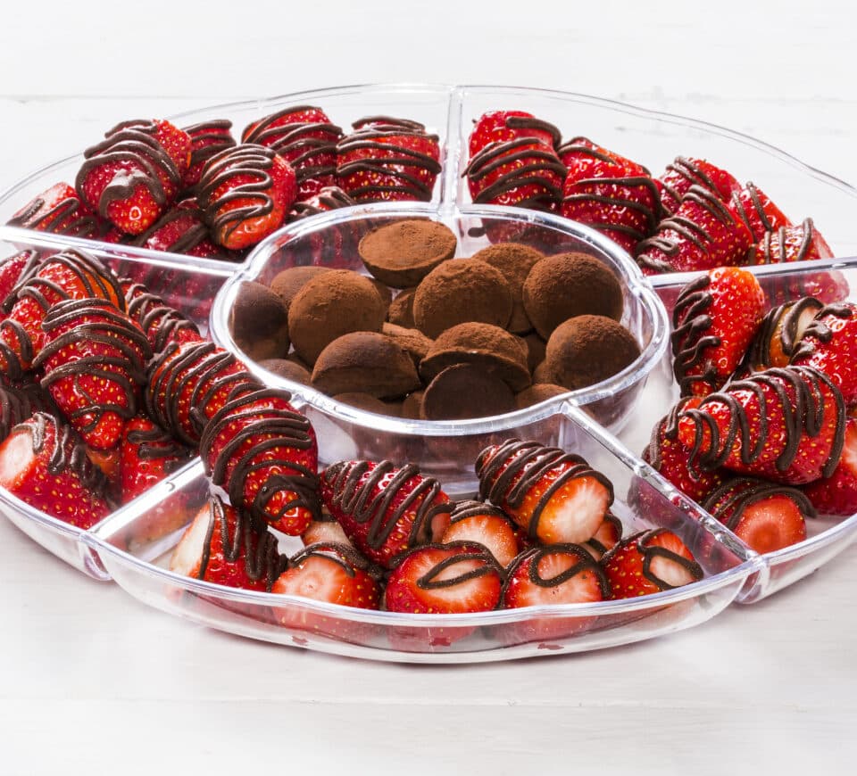 פינוק חורפי - תותים ושוקולד