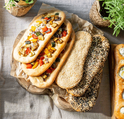 פוקאצ'ה בטעמים